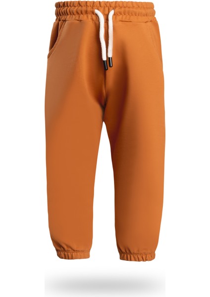 Erkek / Kız Çocuk Cepli Jogger Eşofman Altı Paçası Lastikli