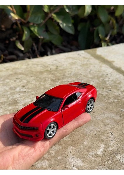 Chevrolet Camaro Kaput Bagaj Kapı Açılır Model Araba Diecast Oyuncak Araba Oyuncak Metal Araba 12CM indirimleri