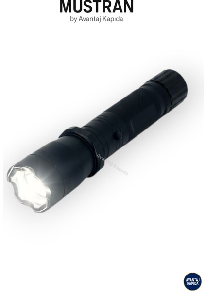 Şok Şarjlı LED El Feneri Kişisel Savunma 4 Modlu Metal Gövde Kılıflı Güvenlik fiyatları