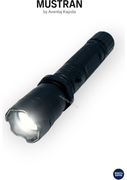 Şok Şarjlı LED El Feneri Kişisel Savunma 4 Modlu Metal Gövde Kılıflı Güvenlik fırsatları