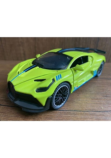 Bugatti Divo Sport Araba Oyuncak Bugatti Araba Yeşil Bugatti Dıecast Araba modelleri