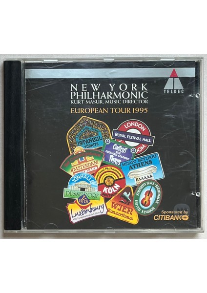 New York Philharmonic, Kurt Masur European Tour 1995 CD (Orijinal Dönem Baskı Cd)