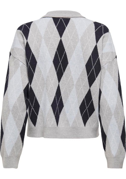 Onlibi Regular Fit Düğmeli Polo Yaka Kazak Bayan Kazak 15360541 fiyatları