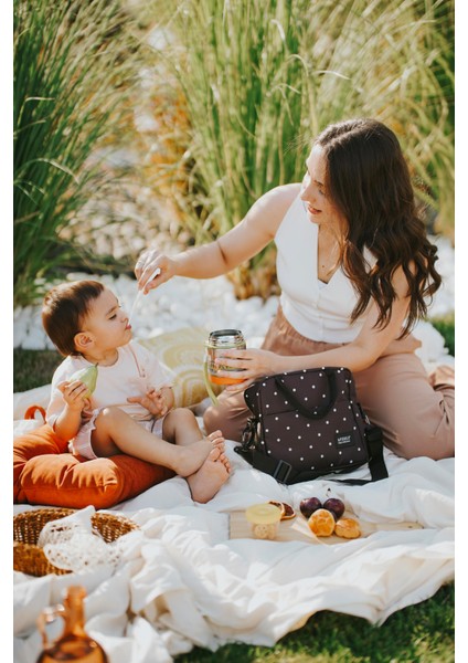 Termal Ek Gıda Çantası Siyah Puantiye indirimleri