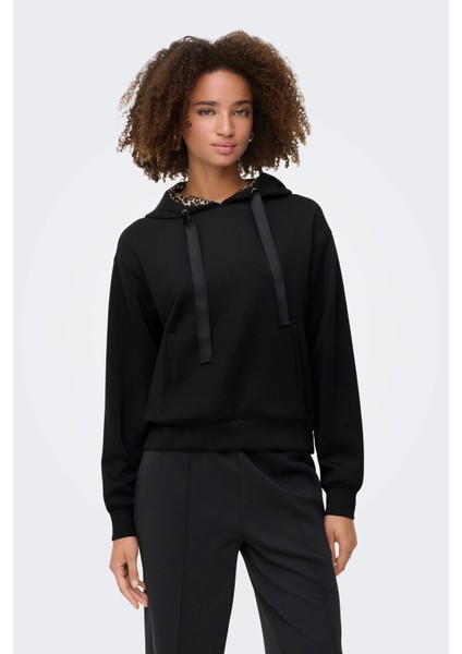 Onlalina Regular Fit Kapüşon Yaka Sweat Bayan Sweat 15364546