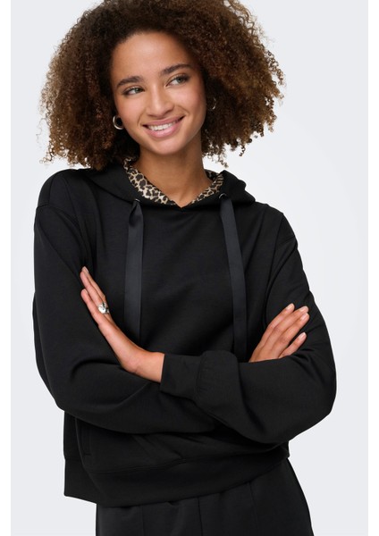 Onlalina Regular Fit Kapüşon Yaka Sweat Bayan Sweat 15364546 fiyatları