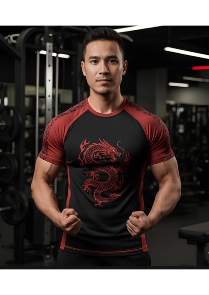 Gym T-Shirt,forma Ufc Crypto Venum Tişort,ejderha Tasarım Forma -Futbol Forma-Antreman