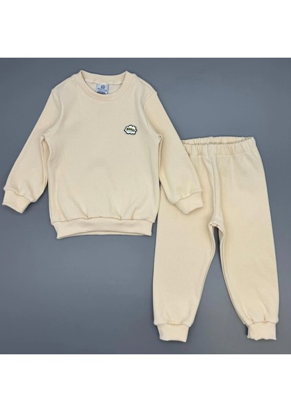 Mevsimlik Unisex Alt Üst Pamuklu ve Likralı Gündelik Eşofman Takımı 1-5 Yaş modelleri