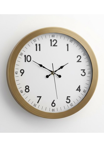 Metal Dekoratif Eskitme Duvar Saati | 36 cm | Butik Saat