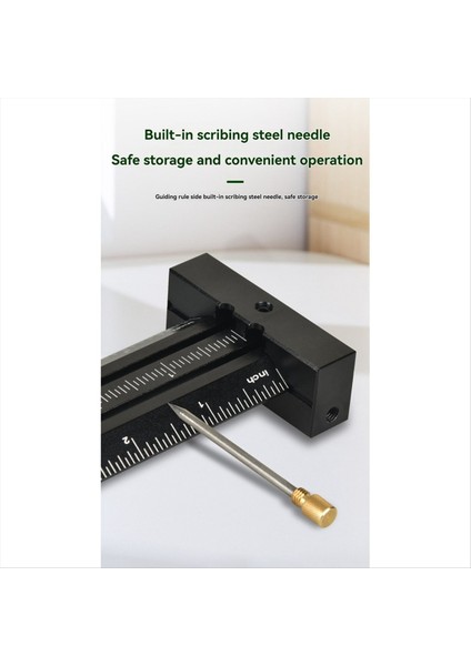 T Şeklinde Çift Çizgi Işaretleme Cetveli+Çelik Iğne/paralel/dikey Işaretleme Cetvel Deliği Scribe Işaretleme Işaret Cetvel Inç (Yurt Dışından) modelleri