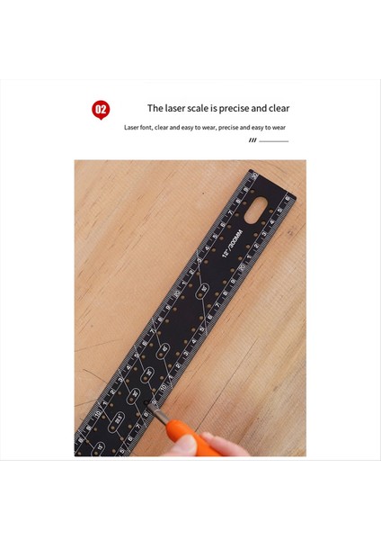 Yeni Hasta Alüminyum Alaşımlı Çok Fonksiyonlu 90 Derece Ahşap Işleme Kare Kombinasyonu Kare Delik Cetvel 40CM (Yurt Dışından) modelleri