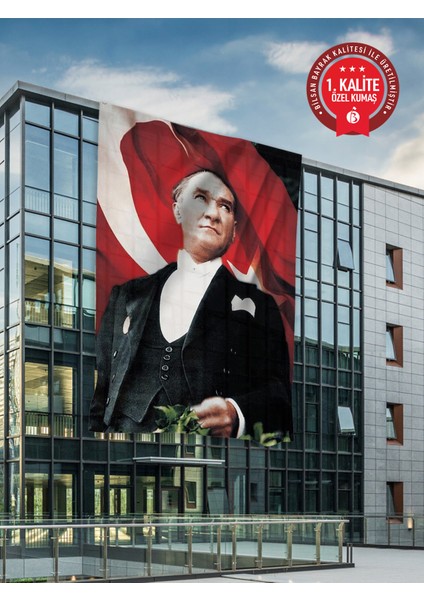 Atatürk Bayrağı 400X600 cm - Raşel Kumaş