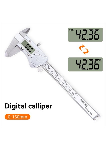 Sertleştirilmiş Paslanmaz Çelik Kaliper Dijital Kaliper Vernier Kaliperler Kaliper Su Geçirmez Kaliper (Yurt Dışından) fiyatları