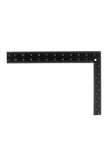 3x Öğretmen 0-30CM 0-20CM Ölçüm Aralığı L Şekilli Tasarım Kare Cetvel Siyah (Yurt Dışından) fiyatları