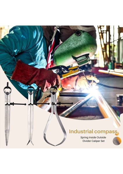 Dış Dış Bölmesinin Içinde Yaylı Kaliper Set 8 Inç Makine Tools 3 Pack (Yurt Dışından) indirimleri