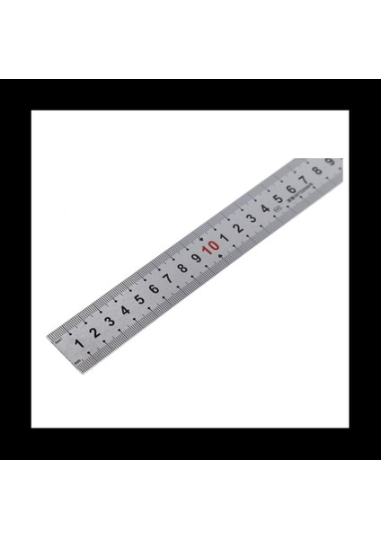 4x Çift Yan Ölçekli Paslanmaz Çelik Düz Cetvel Ölçüm Aracı 50CM (Yurt Dışından) modelleri