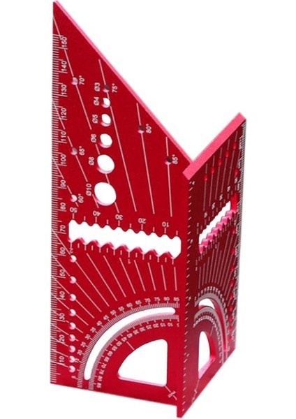 T-Tip Açı Cetvel Çok Amaçlı Açılı Cetvel Alüminyum Alaşım 45 Derece 90 Derece Taşınabilir Kılavuz Cetvel Ağaç Işleme Araçları (Yurt Dışından)