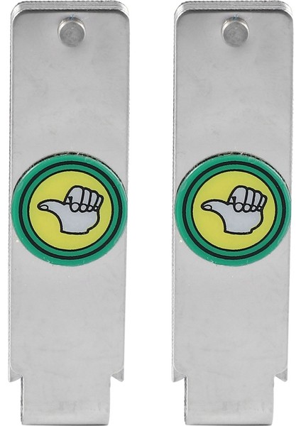 2x Taş Takı Elmas Ayak Boyutunu Ölçüm Altı Kaliper Alet Takı (Yurt Dışından)