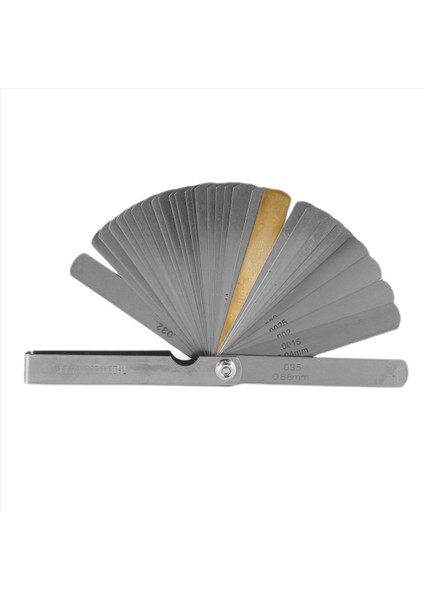 128 Set Mesafe Gösterge Feeler Gauge Valf Öğretimi Feeler Gauge 0 04-0 88 mm Boşluk Boyutu (Yurt Dışından) fırsatları
