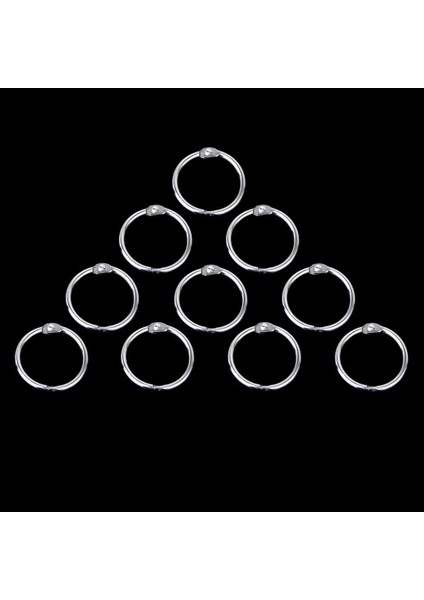 Scrapbooks Albümleri Için 10X Menteşeli Halkalar - 45MM (Yurt Dışından)