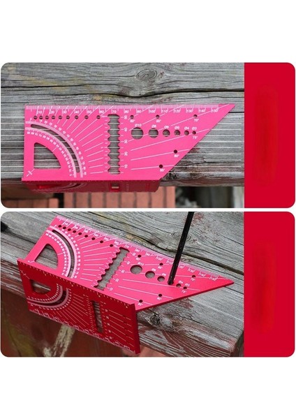 T-Tip Açı Cetvel Çok Amaçlı Açılı Cetvel Alüminyum Alaşım 45 Derece 90 Derece Taşınabilir Kılavuz Cetvel Ağaç Işleme Araçları (Yurt Dışından) fırsatları