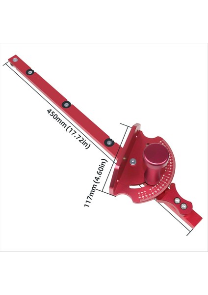 Evrensel Tablo Sabit Açılı Dişli Vites Değiştirme Deliği ile Testere Ölçer Mıter Saw Prestor Puch Topu T Trach Açı (Yurt Dışından) fiyatları