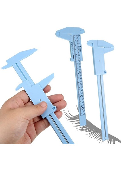 5pcs Kaş Ölçüm Cetveli Kaş Hareketli Cetvel Ölçüm Aracı Vernier Caliper Öğrenci Ofisi Için Çift Ölçekli Cetvel (Yurt Dışından) modelleri