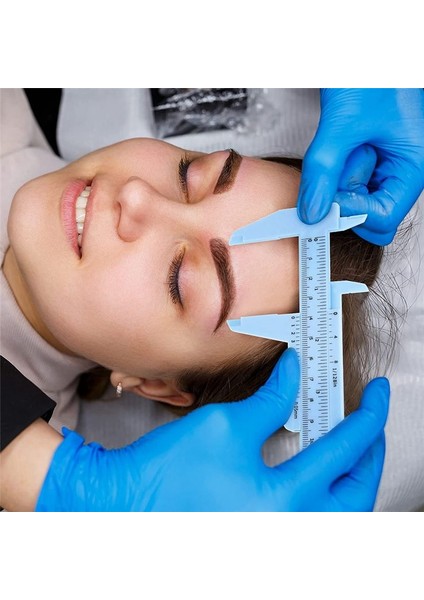 5pcs Kaş Ölçüm Cetveli Kaş Hareketli Cetvel Ölçüm Aracı Vernier Caliper Öğrenci Ofisi Için Çift Ölçekli Cetvel (Yurt Dışından) indirimleri