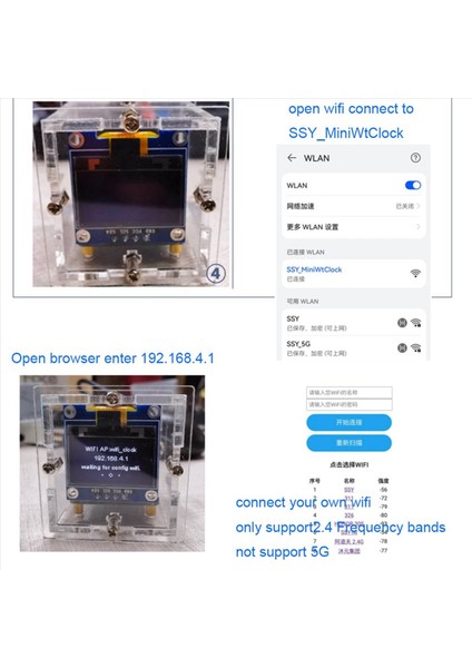 2x ESP8266 Dıy Kit Mini Saat OLED Ekran Kabuk Dıy Lehimle Bağlantı (Yurt Dışından) modelleri