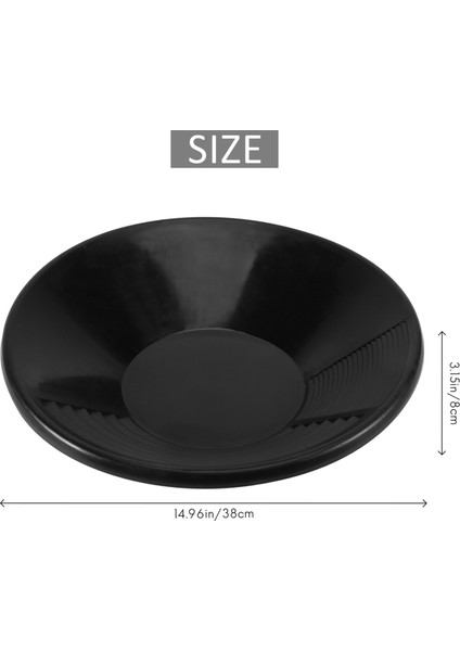 Siyah Plastik Altın Tan Havzası Nugget Madencilik Tarama Kum Altın Madenciliği El Kitabı Bıkık Yıkama Altın Panlama Ekipmanları (Yurt Dışından) fırsatları
