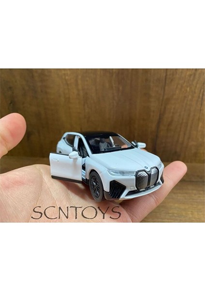 Die Cast Bmw Ix Metal Oyuncak Araba Jip 12 cm Model Araç Bmw Ix XDRIVE50 Kapılar Açılır Çekbırak modelleri