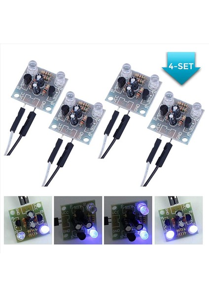 20 Parçalı Set 5mm LED Flash Dıy Kiti Başlangıç Kiti Pcb Devre Kaynak Becerileri Öğrenme Eğitim Kiti (Yurt Dışından) indirimleri