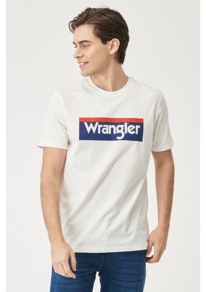 Lightweight SS 3Color Logo Crew Neck Bisiklet Yaka T-shirt Off White