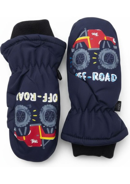 Bebek & Çocuk Kışlık Kar Oyun Eldiveni – Polar Astarlı Pratik Tek Parmaklı Model (2–4 Yaş)