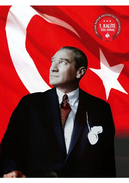 Atatürk Bayrağı 150X225 cm - Raşel Kumaş (5 Adet) fiyatları