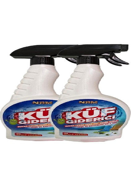 Küf (Duvar, Tavan , Banyo, Duşa kabin Tahta ) Leke Giderici 750ML 2 Adet