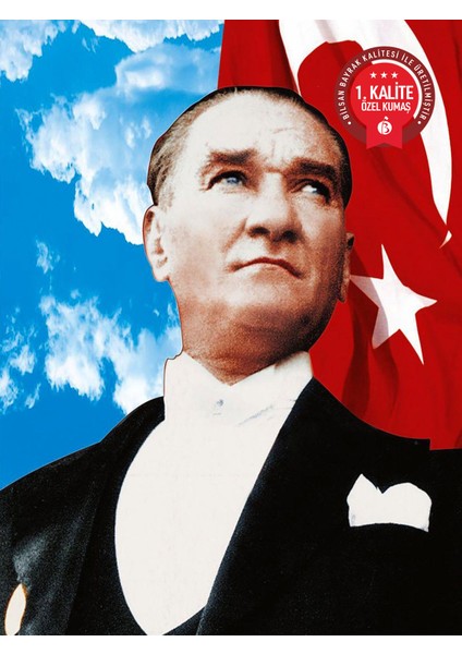 Atatürk Bayrağı 800X1200 cm - Raşel Kumaş fiyatları
