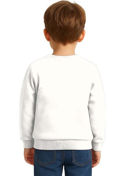 Unisex Düz Baskısız Çocuk Sweatshirt 3 Iplik Şardonlu Kumaş fiyatları