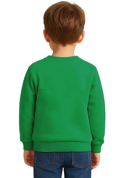 Unisex Düz Baskısız Çocuk Sweatshirt 3 Iplik Şardonlu Kumaş fiyatları