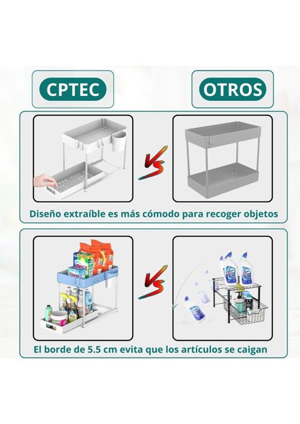 Beyaz Mutfak ve Banyo Dolap Düzenleyici Raf, Şık ve Fonksiyonel Depolama Çözümü modelleri