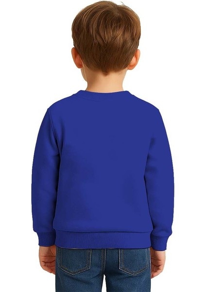 Unisex Düz Baskısız Çocuk Sweatshirt 3 Iplik Şardonlu Kumaş fiyatları