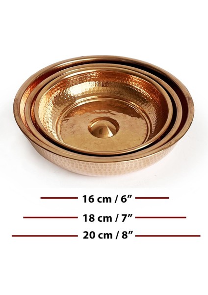 Beyaz Anadolu Bakır Hamam Tası, Geleneksel El Işçiliği, Şık ve Dayanıklı Tasarım fırsatları