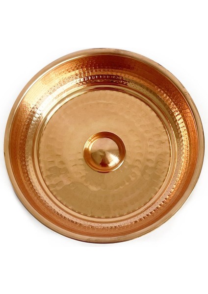 Beyaz Anadolu Bakır Hamam Tası, Geleneksel El Işçiliği, Şık ve Dayanıklı Tasarım