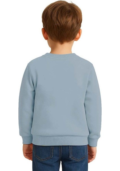 Unisex Düz Baskısız Çocuk Sweatshirt 3 Iplik Şardonlu Kumaş fiyatları