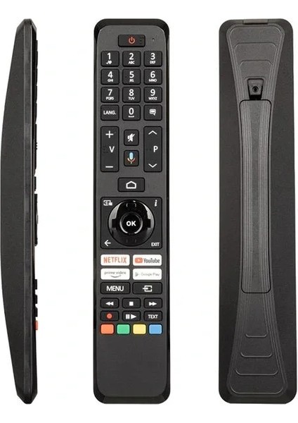 Vs-V4 Vestel Netflix-Youtube-Google Play-Prime Video Tuşlu Ses Komutlu LCD LED Tv Kumanda