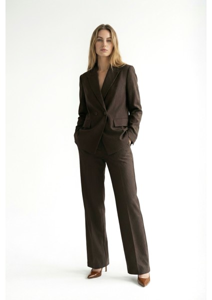 Kadın Çizgili Kruvaze Alt Üst Takım modelleri