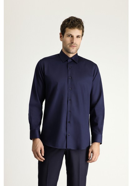 Uzun Kol Klasik Leke Tutmaz Pamuk Gömlek indirimleri