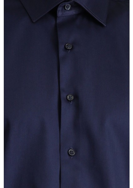 Uzun Kol Klasik Leke Tutmaz Pamuk Gömlek