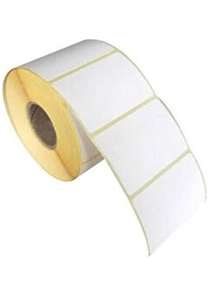 Etiketler 30x60 mm Beyaz 1000 Adet Yüksek Yapışkanlık ile Depo ve Mağaza Kullanımına Uygun fırsatları