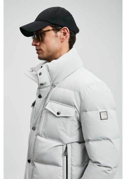 Kapitoneli Comfort Fit Dik Yaka Şişme Mont Erkek Mont 112120258 indirimleri